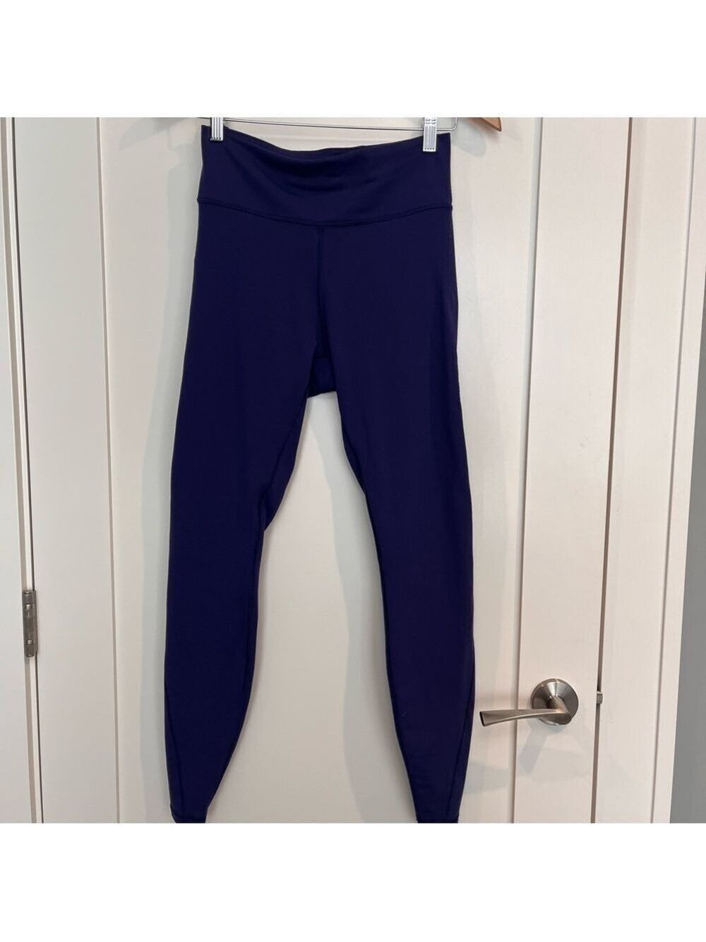 Lululemon Purple Leggings Size 8 High Rise Mesh Detail